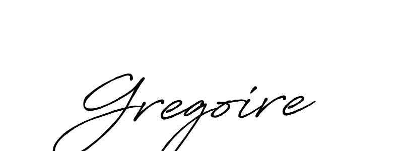 Design your own signature with our free online signature maker. With this signature software, you can create a handwritten (Antro_Vectra_Bolder) signature for name Gregoire. Gregoire signature style 7 images and pictures png