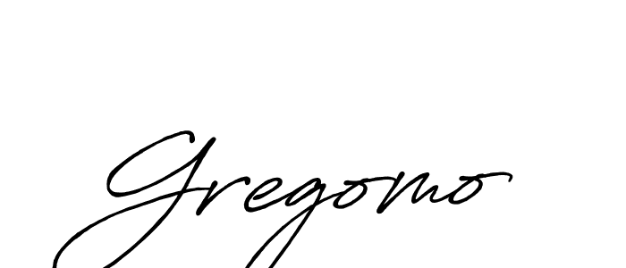 Create a beautiful signature design for name Gregomo. With this signature (Antro_Vectra_Bolder) fonts, you can make a handwritten signature for free. Gregomo signature style 7 images and pictures png