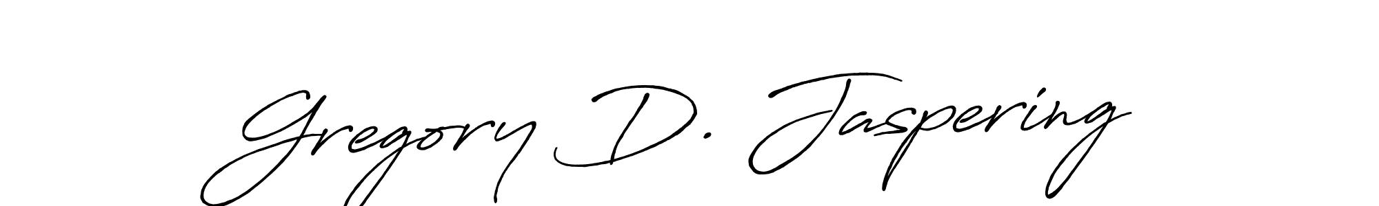 Make a beautiful signature design for name Gregory D. Jaspering. Use this online signature maker to create a handwritten signature for free. Gregory D. Jaspering signature style 7 images and pictures png