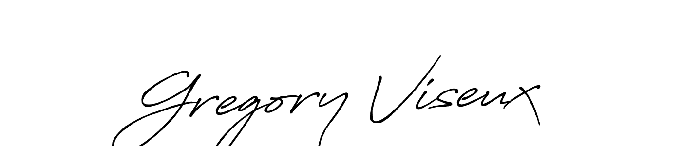 The best way (Antro_Vectra_Bolder) to make a short signature is to pick only two or three words in your name. The name Gregory Viseux include a total of six letters. For converting this name. Gregory Viseux signature style 7 images and pictures png