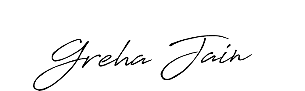 Make a short Greha Jain signature style. Manage your documents anywhere anytime using Antro_Vectra_Bolder. Create and add eSignatures, submit forms, share and send files easily. Greha Jain signature style 7 images and pictures png