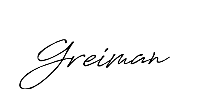 How to make Greiman signature? Antro_Vectra_Bolder is a professional autograph style. Create handwritten signature for Greiman name. Greiman signature style 7 images and pictures png