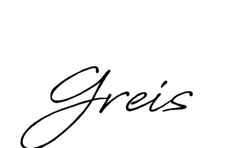 Make a beautiful signature design for name Greis. Use this online signature maker to create a handwritten signature for free. Greis signature style 7 images and pictures png