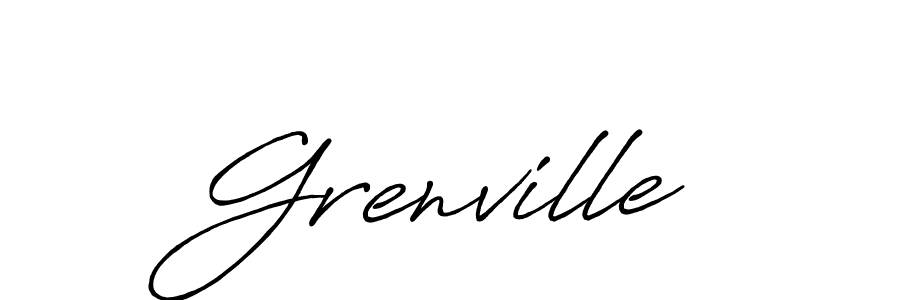 Create a beautiful signature design for name Grenville. With this signature (Antro_Vectra_Bolder) fonts, you can make a handwritten signature for free. Grenville signature style 7 images and pictures png