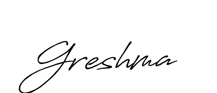 Make a short Greshma signature style. Manage your documents anywhere anytime using Antro_Vectra_Bolder. Create and add eSignatures, submit forms, share and send files easily. Greshma signature style 7 images and pictures png