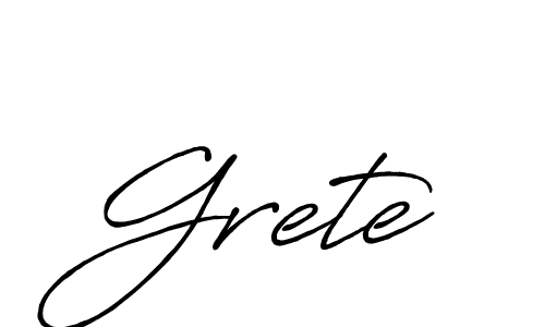 Once you've used our free online signature maker to create your best signature Antro_Vectra_Bolder style, it's time to enjoy all of the benefits that Grete name signing documents. Grete signature style 7 images and pictures png