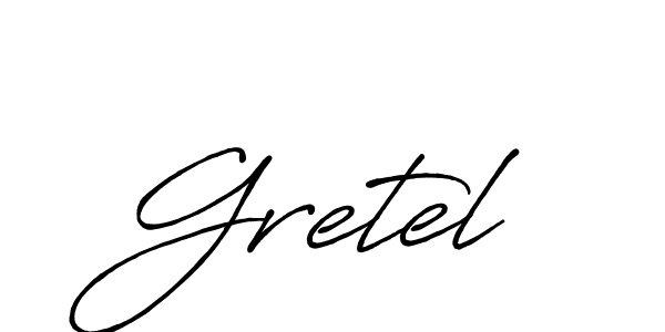 if you are searching for the best signature style for your name Gretel. so please give up your signature search. here we have designed multiple signature styles  using Antro_Vectra_Bolder. Gretel signature style 7 images and pictures png