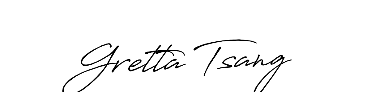 Gretta Tsang stylish signature style. Best Handwritten Sign (Antro_Vectra_Bolder) for my name. Handwritten Signature Collection Ideas for my name Gretta Tsang. Gretta Tsang signature style 7 images and pictures png
