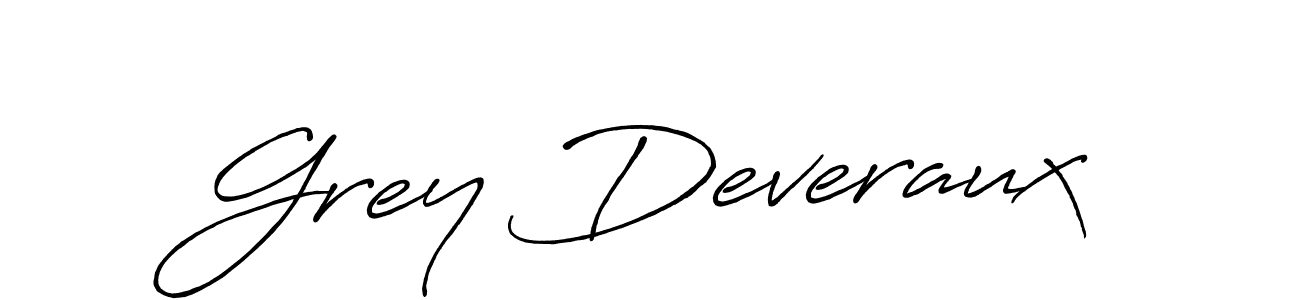 Also You can easily find your signature by using the search form. We will create Grey Deveraux name handwritten signature images for you free of cost using Antro_Vectra_Bolder sign style. Grey Deveraux signature style 7 images and pictures png