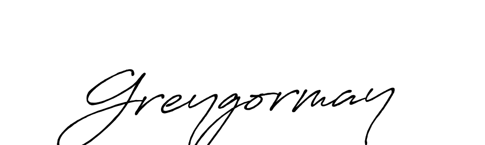 Create a beautiful signature design for name Greygormay. With this signature (Antro_Vectra_Bolder) fonts, you can make a handwritten signature for free. Greygormay signature style 7 images and pictures png