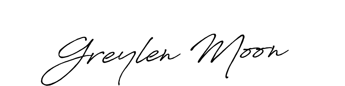 The best way (Antro_Vectra_Bolder) to make a short signature is to pick only two or three words in your name. The name Greylen Moon include a total of six letters. For converting this name. Greylen Moon signature style 7 images and pictures png