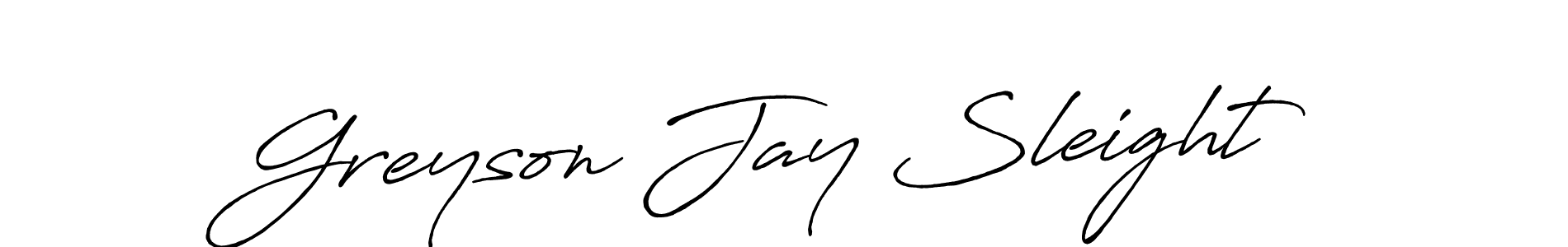 Antro_Vectra_Bolder is a professional signature style that is perfect for those who want to add a touch of class to their signature. It is also a great choice for those who want to make their signature more unique. Get Greyson Jay Sleight name to fancy signature for free. Greyson Jay Sleight signature style 7 images and pictures png