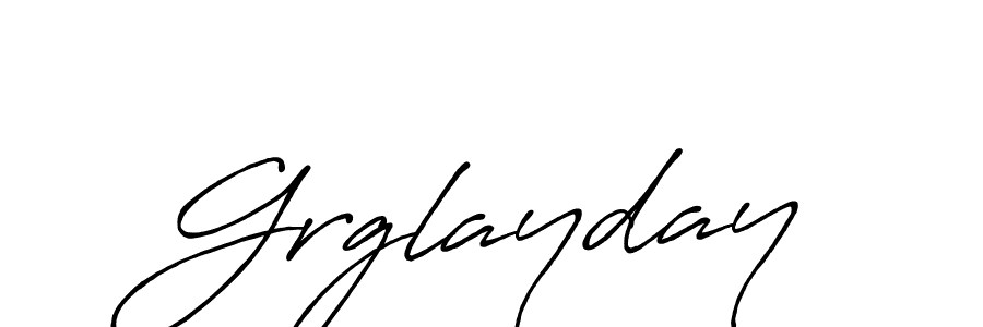 How to make Grglayday name signature. Use Antro_Vectra_Bolder style for creating short signs online. This is the latest handwritten sign. Grglayday signature style 7 images and pictures png