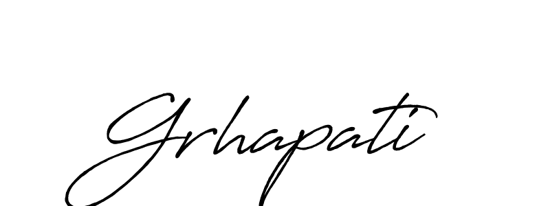 Make a beautiful signature design for name Grhapati. Use this online signature maker to create a handwritten signature for free. Grhapati signature style 7 images and pictures png