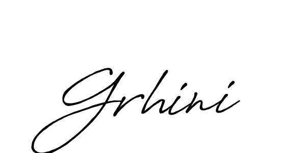 Make a beautiful signature design for name Grhini. Use this online signature maker to create a handwritten signature for free. Grhini signature style 7 images and pictures png