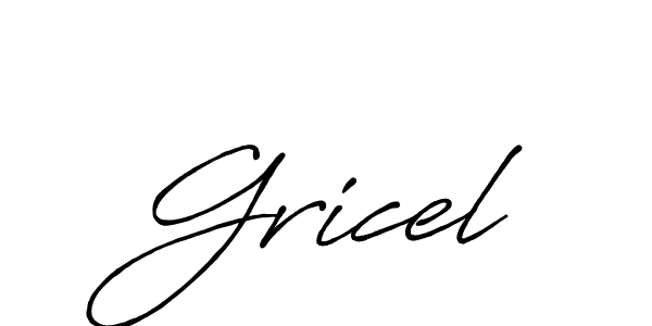 The best way (Antro_Vectra_Bolder) to make a short signature is to pick only two or three words in your name. The name Gricel include a total of six letters. For converting this name. Gricel signature style 7 images and pictures png