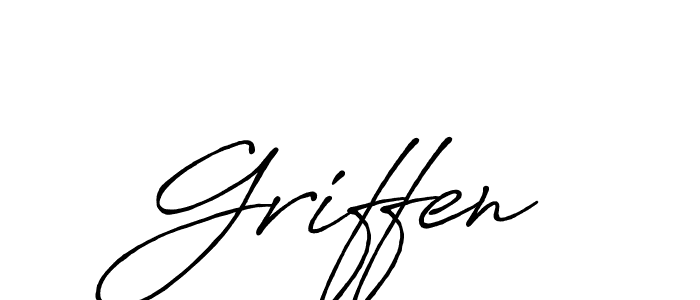 Make a beautiful signature design for name Griffen. With this signature (Antro_Vectra_Bolder) style, you can create a handwritten signature for free. Griffen signature style 7 images and pictures png