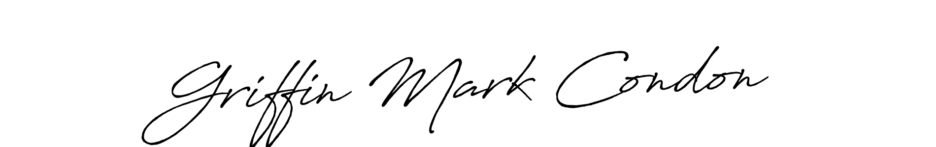 Similarly Antro_Vectra_Bolder is the best handwritten signature design. Signature creator online .You can use it as an online autograph creator for name Griffin Mark Condon. Griffin Mark Condon signature style 7 images and pictures png