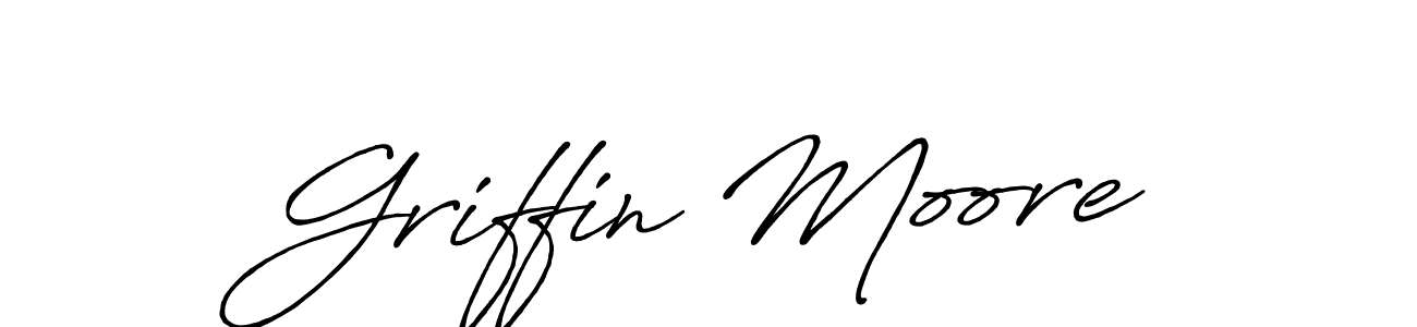 Design your own signature with our free online signature maker. With this signature software, you can create a handwritten (Antro_Vectra_Bolder) signature for name Griffin Moore. Griffin Moore signature style 7 images and pictures png