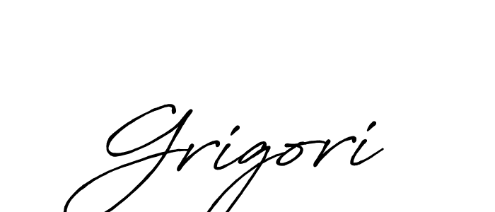 Grigori stylish signature style. Best Handwritten Sign (Antro_Vectra_Bolder) for my name. Handwritten Signature Collection Ideas for my name Grigori. Grigori signature style 7 images and pictures png