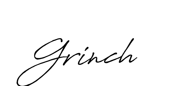 Grinch stylish signature style. Best Handwritten Sign (Antro_Vectra_Bolder) for my name. Handwritten Signature Collection Ideas for my name Grinch. Grinch signature style 7 images and pictures png