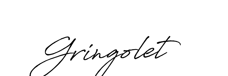 Design your own signature with our free online signature maker. With this signature software, you can create a handwritten (Antro_Vectra_Bolder) signature for name Gringolet. Gringolet signature style 7 images and pictures png