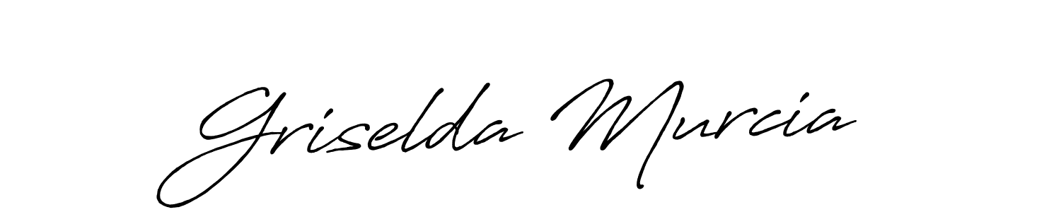 Make a beautiful signature design for name Griselda Murcia. With this signature (Antro_Vectra_Bolder) style, you can create a handwritten signature for free. Griselda Murcia signature style 7 images and pictures png