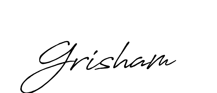 Also we have Grisham name is the best signature style. Create professional handwritten signature collection using Antro_Vectra_Bolder autograph style. Grisham signature style 7 images and pictures png