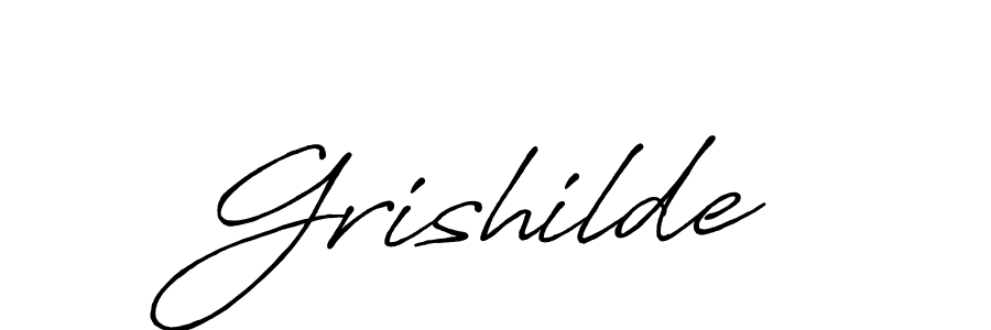 Also You can easily find your signature by using the search form. We will create Grishilde name handwritten signature images for you free of cost using Antro_Vectra_Bolder sign style. Grishilde signature style 7 images and pictures png