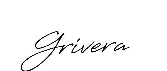 Also we have Grivera name is the best signature style. Create professional handwritten signature collection using Antro_Vectra_Bolder autograph style. Grivera signature style 7 images and pictures png