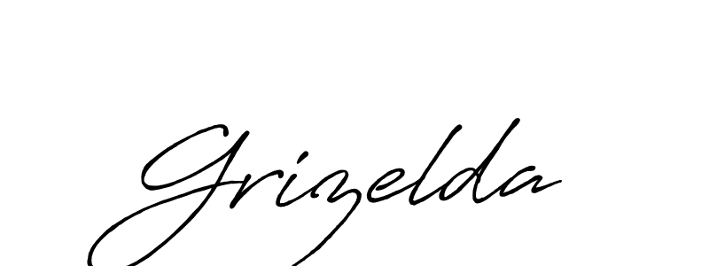 Create a beautiful signature design for name Grizelda. With this signature (Antro_Vectra_Bolder) fonts, you can make a handwritten signature for free. Grizelda signature style 7 images and pictures png