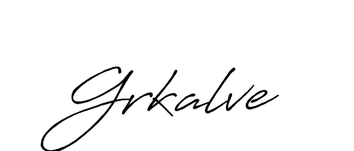 Make a beautiful signature design for name Grkalve. With this signature (Antro_Vectra_Bolder) style, you can create a handwritten signature for free. Grkalve signature style 7 images and pictures png