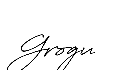 How to Draw Grogu signature style? Antro_Vectra_Bolder is a latest design signature styles for name Grogu. Grogu signature style 7 images and pictures png