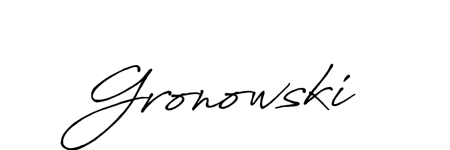 You should practise on your own different ways (Antro_Vectra_Bolder) to write your name (Gronowski) in signature. don't let someone else do it for you. Gronowski signature style 7 images and pictures png