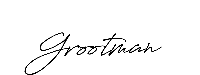 Also we have Grootman name is the best signature style. Create professional handwritten signature collection using Antro_Vectra_Bolder autograph style. Grootman signature style 7 images and pictures png