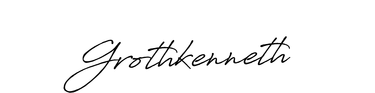 How to make Grothkenneth signature? Antro_Vectra_Bolder is a professional autograph style. Create handwritten signature for Grothkenneth name. Grothkenneth signature style 7 images and pictures png