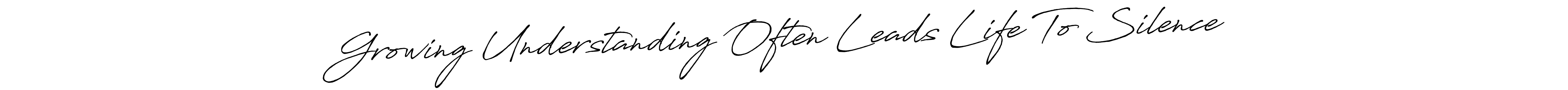 if you are searching for the best signature style for your name Growing Understanding Often Leads Life To Silence”. so please give up your signature search. here we have designed multiple signature styles  using Antro_Vectra_Bolder. Growing Understanding Often Leads Life To Silence” signature style 7 images and pictures png