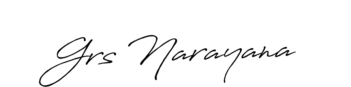 How to Draw Grs Narayana signature style? Antro_Vectra_Bolder is a latest design signature styles for name Grs Narayana. Grs Narayana signature style 7 images and pictures png