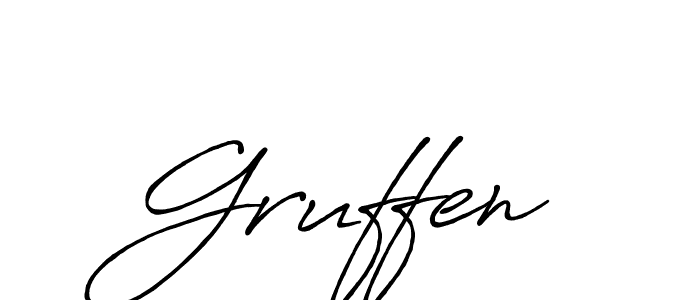 It looks lik you need a new signature style for name Gruffen. Design unique handwritten (Antro_Vectra_Bolder) signature with our free signature maker in just a few clicks. Gruffen signature style 7 images and pictures png