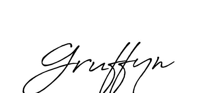 Create a beautiful signature design for name Gruffyn. With this signature (Antro_Vectra_Bolder) fonts, you can make a handwritten signature for free. Gruffyn signature style 7 images and pictures png