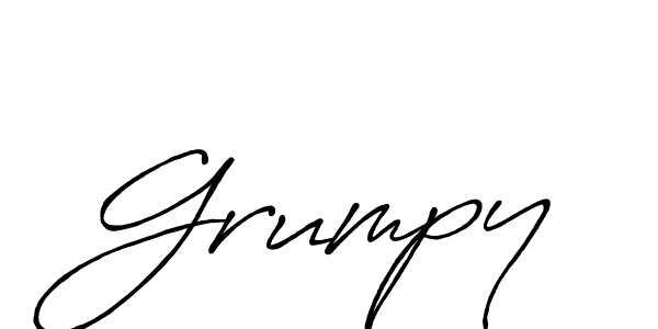 Also we have Grumpy name is the best signature style. Create professional handwritten signature collection using Antro_Vectra_Bolder autograph style. Grumpy signature style 7 images and pictures png