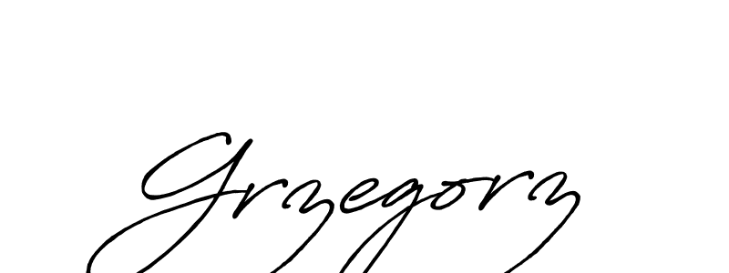 Use a signature maker to create a handwritten signature online. With this signature software, you can design (Antro_Vectra_Bolder) your own signature for name Grzegorz. Grzegorz signature style 7 images and pictures png