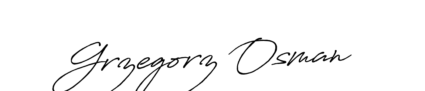 How to make Grzegorz Osman signature? Antro_Vectra_Bolder is a professional autograph style. Create handwritten signature for Grzegorz Osman name. Grzegorz Osman signature style 7 images and pictures png