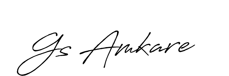 How to make Gs Amkare signature? Antro_Vectra_Bolder is a professional autograph style. Create handwritten signature for Gs Amkare name. Gs Amkare signature style 7 images and pictures png