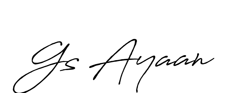 Make a beautiful signature design for name Gs Ayaan. Use this online signature maker to create a handwritten signature for free. Gs Ayaan signature style 7 images and pictures png