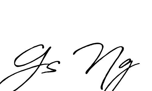 if you are searching for the best signature style for your name Gs Ng. so please give up your signature search. here we have designed multiple signature styles  using Antro_Vectra_Bolder. Gs Ng signature style 7 images and pictures png