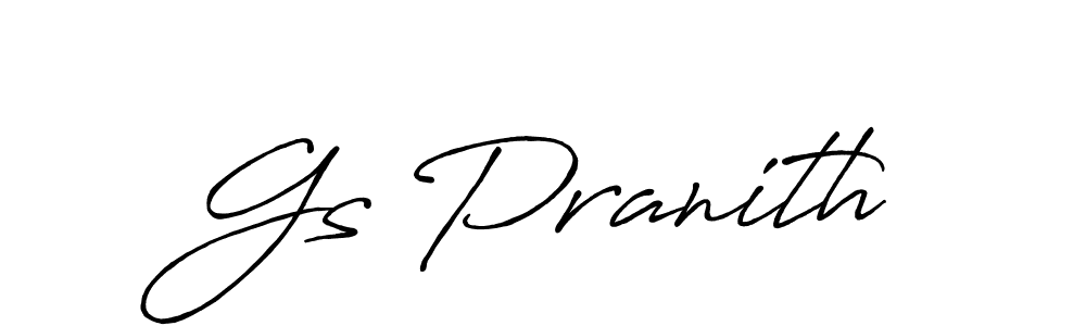 Here are the top 10 professional signature styles for the name Gs Pranith. These are the best autograph styles you can use for your name. Gs Pranith signature style 7 images and pictures png