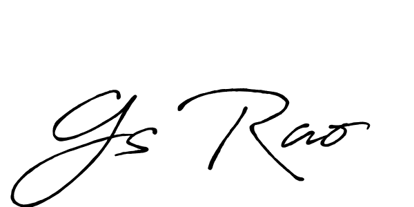 You should practise on your own different ways (Antro_Vectra_Bolder) to write your name (Gs Rao) in signature. don't let someone else do it for you. Gs Rao signature style 7 images and pictures png