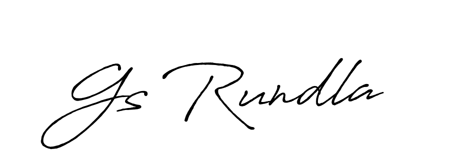 Similarly Antro_Vectra_Bolder is the best handwritten signature design. Signature creator online .You can use it as an online autograph creator for name Gs Rundla. Gs Rundla signature style 7 images and pictures png
