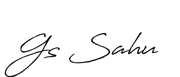 Best and Professional Signature Style for Gs Sahu. Antro_Vectra_Bolder Best Signature Style Collection. Gs Sahu signature style 7 images and pictures png